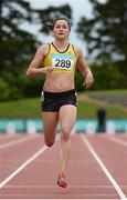 25 June 2016; Phil Healy of Bandon A.C. competing in the Womens 400m Heat 3 during the GloHealth National Senior Track & Field Championships at Morton Stadium in Santry, Co Dublin. Photo by Sam Barnes/Sportsfile