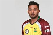 27 June 2016; Veerasammy Permaul, Guyana Amazon Warriors. Guyana Amazon Warriors squad portraits, St. Kitts Marriott Resort, Frigate Bay Road, Frigate Bay, St. Kitts & Nevis. Photo by Ashley Allen/Sportsfile