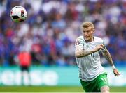26 June 2016; James McClean of Republic of Ireland during the UEFA Euro 2016 Round of 16 match between France and Republic of Ireland at Stade des Lumieres in Lyon, France. Photo by Stephen McCarthy/Sportsfile