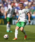26 June 2016; James McCarthy of Republic of Ireland during the UEFA Euro 2016 Round of 16 match between France and Republic of Ireland at Stade des Lumieres in Lyon, France. Photo by Stephen McCarthy/Sportsfile