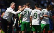 26 June 2016; Republic of Ireland coach Steve Walford speaks to the players during the UEFA Euro 2016 Round of 16 match between France and Republic of Ireland at Stade des Lumieres in Lyon, France. Photo by Stephen McCarthy/Sportsfile