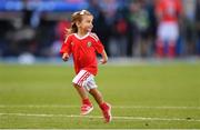 25 June 2016; Alba Violet Bale, daughter of Gareth Bale of Wales, following the UEFA Euro 2016 Round of 16 match between Wales and Northern Ireland at Parc de Princes in Paris, France. Photo by Stephen McCarthy/Sportsfile
