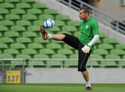 10 August 2010; Republic of Ireland's Shay Given in action during squad training ahead of their international friendly against Argentina on Wednesday. Republic of Ireland squad training, Aviva Stadium, Lansdowne Road, Dublin. Picture credit: David Maher / SPORTSFILE