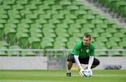 10 August 2010; Republic of Ireland's Shay Given during squad training ahead of their international friendly against Argentina on Wednesday. Republic of Ireland squad training, Aviva Stadium, Lansdowne Road, Dublin. Picture credit: David Maher / SPORTSFILE