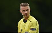 28 June 2016; Referee Pavel Orel during the UEFA Europa League First Qualifying Round 1st Leg game between St. Patrick's Athletic and AS Jeunesse Esch at Richmond Park in Dublin. Photo by Sportsfile