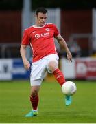28 June 2016; Keith Treacy of St. Patrick's Athletic during the UEFA Europa League First Qualifying Round 1st Leg game between St. Patrick's Athletic and AS Jeunesse Esch at Richmond Park in Dublin. Photo by Brendan Moran/Sportsfile