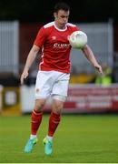 28 June 2016; Keith Treacy of St. Patrick's Athletic during the UEFA Europa League First Qualifying Round 1st Leg game between St. Patrick's Athletic and AS Jeunesse Esch at Richmond Park in Dublin. Photo by Brendan Moran/Sportsfile