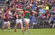 18 June 2016; Aidan O’Shea of Mayo during the Connacht GAA Football Senior Championship Semi-Final match between Mayo and Galway at Elverys MacHale Park in Castlebar, Co Mayo. Photo by Ramsey Cardy/Sportsfile