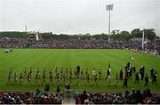 18 June 2016; A general view of the pre-match parade ahead of the Connacht GAA Football Senior Championship Semi-Final match between Mayo and Galway at Elverys MacHale Park in Castlebar, Co Mayo. Photo by Ramsey Cardy/Sportsfile