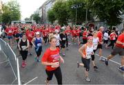 29 June 2016; A general view of the competitors at the start of the Grant Thornton Corporate 5km Team Challenge at The Mall in Cork City. Photo by Matt Browne/Sportsfile