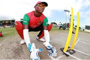29 June 2016; Devon Thomas Patriots Wicket Keeper during a training session, St Kitts and Nevis Patriots, Warner Park, Basseterre, St. Kitts & Nevis. Photo by Ashley Allen/Sportsfile