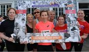 29 June 2016; Members of the Central statistics office team with former Irish Olympic race walker Olive Loughnane ahead of the Grant Thornton Corporate 5km Team Challenge at The Mall in Cork City. Photo by Matt Browne/Sportsfile