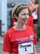 29 June 2016; Former Irish Olympic race walker Olive Loughnane at the start of the Grant Thornton Corporate 5km Team Challenge at The Mall in Cork City. Photo by Matt Browne/Sportsfile