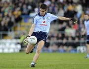 1 May 2010; Mark Coughlan, Dublin, scores a point during the second half. Cadbury GAA Football Under 21 All-Ireland Championship Final, Dublin v Donegal, Kingspan Breffni Park, Cavan. Picture credit: Dáire Brennan / SPORTSFILE