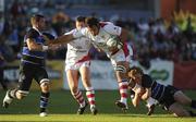 13 August 2010; Pedrie Wannenburg, Ulster, in action against Tom Biggs and Sam Vesty, Bath. Pre-Season Friendly, Ulster v Bath, Ravenhill Park, Belfast, Co. Antrim. Picture credit: Oliver McVeigh / SPORTSFILE