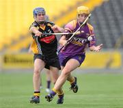 14 August 2010; Deirdre Codd, Wexford, in action against Ann Dalton, Kilkenny. Gala All-Ireland Senior Camogie Championship Semi-Final, Kilkenny v Wexford, Nowlan Park, Kilkenny. Picture credit: Matt Browne / SPORTSFILE