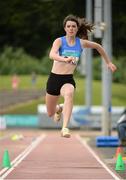 25 June 2016; Grace Furlong of Waterford A.C. competing in the Women's Triple Jump during the GloHealth National Senior Track & Field Championships at Morton Stadium in Santry, Co Dublin. Photo by Sam Barnes/Sportsfile