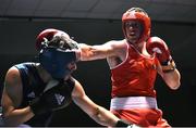 2 July 2016; Joe Ward of Ireland, right, exchanges punches with Eduard Abdrakhmanov of Russia in their 81kg bout during a Boxing Test Match event between Ireland and Russia at The National Stadium in Dublin. Photo by Sportsfile