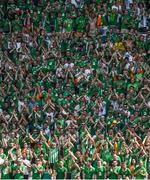 26 June 2016; Republic of Ireland supporters during the UEFA Euro 2016 Round of 16 match between France and Republic of Ireland at Stade des Lumieres in Lyon, France. Photo by Stephen McCarthy/Sportsfile