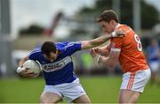 2 July 2016; Conor Meredith of Laois in action against Charlie Vernon of Armagh during the GAA Football All-Ireland Senior Championship Round 1A Refixture at O'Moore Park in Portlaoise, Co. Laois. Photo by Sportsfile