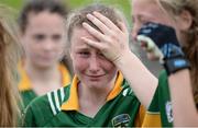 2 July 2016; Ali Sherlock of Meath shows her disappointment after the All-Ireland Ladies Football U14 'B' Championship Final between Meath and Tipperary at McDonagh Park in Nenagh, Co Tipperary. Photo by Ray Lohan/SPORTSFILE