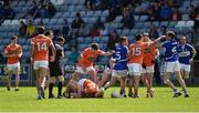 2 July 2016; A row breaks out between the players during the 2nd half of the GAA Football All-Ireland Senior Championship Round 1A Refixture at O'Moore Park in Portlaoise, Co. Laois. Photo by Sportsfile