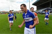 2 July 2016; John O’Loughlin of Laois celebrates after the GAA Football All-Ireland Senior Championship Round 1A Refixture at O'Moore Park in Portlaoise, Co. Laois. Photo by Sportsfile