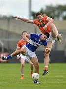 2 July 2016; Brendan Quigley of Laois in action against Charlie Vernon of Armagh during the GAA Football All-Ireland Senior Championship Round 1A Refixture at O'Moore Park in Portlaoise, Co. Laois. Photo by Sportsfile