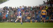 2 July 2016; Ben Conroy, left, of Laois leaves the field after being sent off by referee Barry Kelly during the GAA Hurling All-Ireland Senior Championship Round 1 match between Clare and Laois at Cusack Park in Ennis, Co Clare. Photo by Piaras Ó Mídheach/Sportsfile