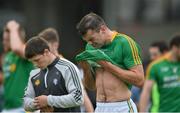 2 July 2016; Donal Wrynn of Leitrim is dejected after the game against Sligo in the GAA Football All-Ireland Senior Championship Round 2A match between Sligo and Leitrim at Markievicz Park in Sligo. Photo by Ray Ryan/Sportsfile