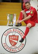16 August 2010; Sligo Rovers player Danny Ventre ahead of Tuesday night’s EA SPORTS Cup Semi-Final against Shamrock Rovers. The Showgrounds, Sligo. Picture credit: David Maher / SPORTSFILE