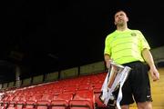 16 August 2010; Don Tierney, Monaghan United, ahead of Tuesday night’s EA SPORTS Cup Semi-Final against Dundalk, at Gortakeegan. Picture credit: Stephen McCarthy / SPORTSFILE