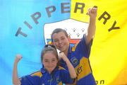 15 August 2010; Tipperary supporters Catlin and Dean Butler, from Carrick-on Suir, Co. Tipperary, ahead of the GAA Hurling All-Ireland Championship Semi-Finals. GAA Hurling All-Ireland Senior Championship Semi-Final, Waterford v Tipperary, Croke Park, Dublin. Picture credit: Stephen McCarthy / SPORTSFILE