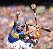 15 August 2010; John O'Brien, Tipperary, in action against Eoin Murphy, Waterford. GAA Hurling All-Ireland Senior Championship Semi-Final, Waterford v Tipperary, Croke Park, Dublin. Picture credit: Oliver McVeigh / SPORTSFILE