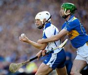 15 August 2010; Stephen Molumphy, Waterford, in action against Declan Fanning, Tipperary. GAA Hurling All-Ireland Senior Championship Semi-Final, Waterford v Tipperary, Croke Park, Dublin. Picture credit: Dáire Brennan / SPORTSFILE