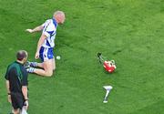 15 August 2010; John Mullane, Waterford, reacts after being fouled and winning a free. GAA Hurling All-Ireland Senior Championship Semi-Final, Waterford v Tipperary, Croke Park, Dublin. Picture credit: Brendan Moran / SPORTSFILE