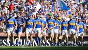 15 August 2010; Eoin Kellly leads his Tipperary team on the pre match parade. GAA Hurling All-Ireland Senior Championship Semi-Final, Waterford v Tipperary, Croke Park, Dublin. Picture credit: Oliver McVeigh / SPORTSFILE