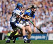 15 August 2010; Conor O'Mahony, Tipperary, in action against Shane Walsh, Waterford. GAA Hurling All-Ireland Senior Championship Semi-Final, Waterford v Tipperary, Croke Park, Dublin. Picture credit: Oliver McVeigh / SPORTSFILE