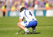15 August 2010; A dejected Noel Connors, Waterford after the final whistle. GAA Hurling All-Ireland Senior Championship Semi-Final, Waterford v Tipperary, Croke Park, Dublin. Picture credit: Oliver McVeigh / SPORTSFILE