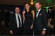 2 July 2016; Ireland Women's rugby player fiona Coughlan with Brendan McIlroy and Patrick Murphy, right, at the Paralympics Ireland More Than Sport fundraising ball. The event was held in order to raise vital funds for the Irish team on the road to Rio 2016 at the Ballsbridge Hotel in Dublin. Photo by Sportsfile