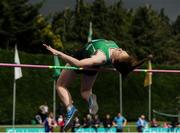 2 July 2016; Elizabeth Morland of Cushins Town A.C. on her way to winning the Junior Womens High Jump during the GloHealth National Junior and U23 Track & Field Championships at Tullamore Harriers Stadium in Tullamore, Offaly. Photo by Sam Barnes/Sportsfile