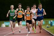 2 July 2016; Callum Crawford- Walker of Annadale Stiders, 125, on his way to winning the Junior Men 800m Final, ahead of Paul Peppard of Monaghan Pheonix A.C., 169, Roland Surlis of Annalee A.C., 431, and Darragh Finn of Celtic DCH during the GloHealth National Junior and U23 Track & Field Championships at Tullamore Harriers Stadium in Tullamore, Offaly. Photo by Sam Barnes/Sportsfile