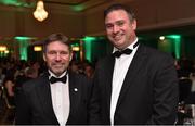 2 July 2016; Denis Toomey, left, Chef de Mission, Paralympics Ireland for Rio 2016 Games, and Paralympics Ireland Performance Director Dave Malone, at the Paralympics Ireland More Than Sport fundraising ball. The event was held in order to raise vital funds for the Irish team on the road to Rio 2016 at the Ballsbridge Hotel in Dublin. Photo by Sportsfile