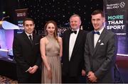 2 July 2016; Damien O'Neill, Allianz Ireland, with paralympians, from left, Jason Smyth, Ellen Keane and Michael McKillop, at the Paralympics Ireland More Than Sport fundraising ball. The event was held in order to raise vital funds for the Irish team on the road to Rio 2016 at the Ballsbridge Hotel in Dublin. Photo by Sportsfile