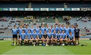 3 July 2016; The Dublin squad prior to the Electric Ireland Leinster GAA Hurling Minor Championship Final match between Dublin and Wexford at Croke Park in Dublin. Photo by Piaras Ó Mídheach/Sportsfile