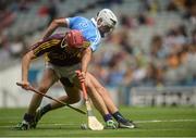 3 July 2016; Conor Hearne of Wexford in action against Donnacha Ryan of Dublin during the Electric Ireland Leinster GAA Hurling Minor Championship Final match between Dublin and Wexford at Croke Park in Dublin. Photo by Piaras Ó Mídheach/Sportsfile