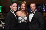 2 July 2016; Stephen Dunne, left, Patrice Delany and Conor Sheridan, at the Paralympics Ireland More Than Sport fundraising ball. The event was held in order to raise vital funds for the Irish team on the road to Rio 2016 at the Ballsbridge Hotel in Dublin. Photo by Sportsfile