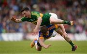 3 July 2016; Paul Murphy of Kerry competes for a loose ball with Robbie Kiely of Tipperary during the Munster GAA Football Senior Championship Final match between Kerry and Tipperary at Fitzgerald Stadium in Killarney, Co Kerry. Photo by Brendan Moran/Sportsfile