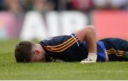 3 July 2016; Tipperary goalkeeper Evan Comerford after conceding a second goal during the Munster GAA Football Senior Championship Final match between Kerry and Tipperary at Fitzgerald Stadium in Killarney, Co Kerry. Photo by Brendan Moran/Sportsfile