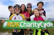 2 July 2016; Competitors Cliodhna O'Donoghue, David Cahill, Fiona O'Donoghue, Killian Buckley, Laura Herlihy and Sonia Cahill, from Killarney, during the 2016 Ring of Kerry Charity Cycle. Photo by Valerie O'Sullivan via SPORTSFILE